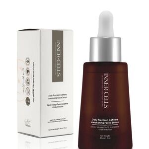 INNER-CELLS Daily Precision Caffeine Awakening Facial Serum - Brown & Silver